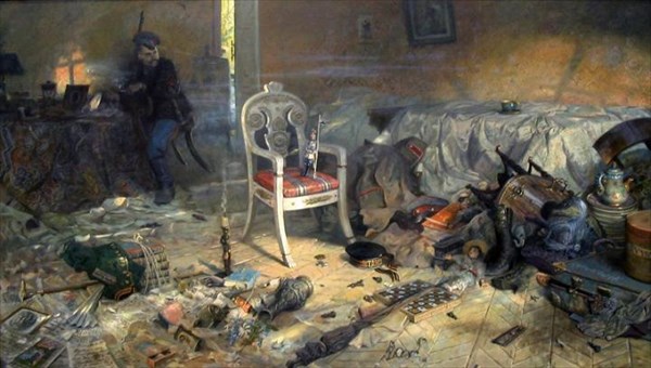 013-Ипатьевский дом после цареубийства-Павел Рыженко